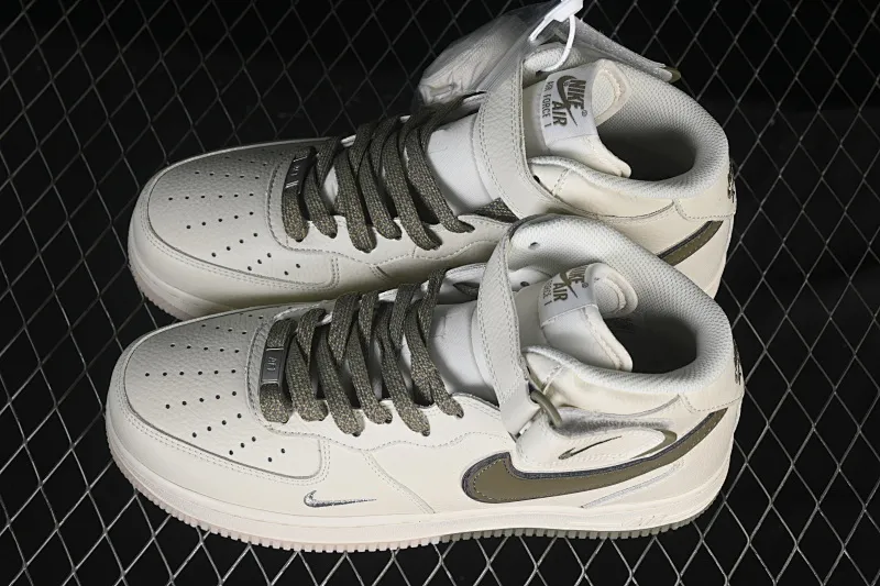 All categories Nk Air Force 1 Air Force series Nk Air Force 1 Mid Air Force mid-top Nike Air Force 1'07 Mid rice army green two-color bottom Starry sky Air Force 1 mid-top casual sneakers XL0236-231